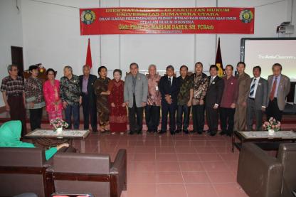 Sekda Provsu Membuka Acara Diesnatalis USU Ke - 60 Fakultas Hukum 